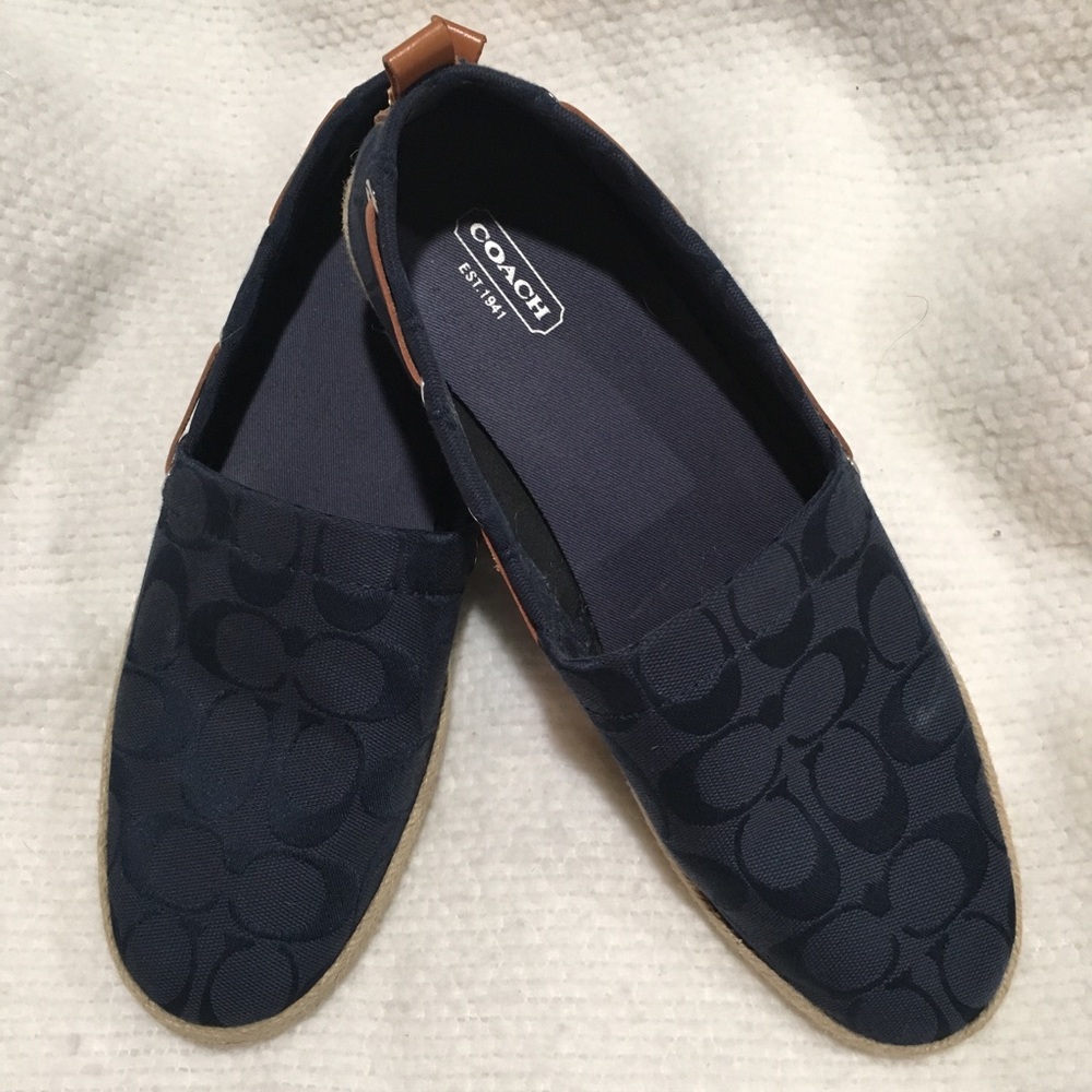 Coach navy blue women’s shoe